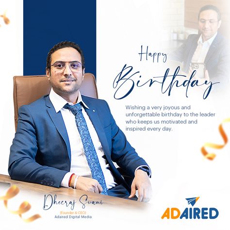 As we celebrate your special day, we want to take a moment to acknowledge the immense impact you have on us as a whole.🎉 Your creativity and forward-thinking approach have not only driven us to new heights of success, but also fostered a culture of innovation and collaboration that we all benefit from. 🎊🎂 Thank you for being such an incredible boss and leader, and here's to many more years of inspiring achievements! #happybirthday #birthdaywishes #bossbirthday Happy Birthday Creative Ads, Special Day Poster Design, Corporate Creative Ads, Thank You Poster Ideas, Birthday Social Media Design, Thank You Poster Design, Birthday Creative Poster, Birthday Creative Ads, Happy Birthday Manager