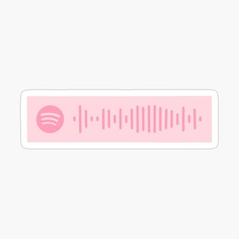 Pink Spotify, Spotify Codes, Lover Album, Lover Taylor, Spotify Songs, Sticker Design Inspiration, Preppy Stickers, Spotify Code, Lover Era