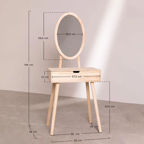 Small Office Organization, Dressing Table With Mirror, Dressing Table With Drawers, Diy Interior Decor, Terrazzo Floors, Table With Mirror, Bedroom Interior Design Luxury, Dressing Table Design, Dressing Table Mirror