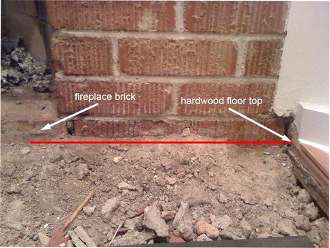 Remove Raised Hearth From Fireplace, Remove Hearth From Fireplace, Removing Hearth From Fireplace, Build A Fireplace Hearth, Remove Brick Fireplace Hearth, Tiling A Brick Fireplace, Flush Hearth Fireplace, Removing Fireplace Hearth, Removing Brick From Fireplace