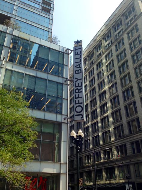 Joffrey Ballet (Picture Taken by S. Fiederer) Joffrey Ballet School Nyc, Joffrey Ballet, Chicago Buildings, Ballet Aesthetic, Ballet Pictures, Ballet School, My Kind Of Town, Cool Pins, 2024 Vision