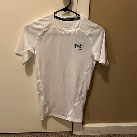 Under Armour Men's HeatGear Compression Top Compression Top, Under Armour Shirts, Under Armour Men, White Tee, Keep Your Cool, Under Armour, Tights, Gym, Fashion Tips