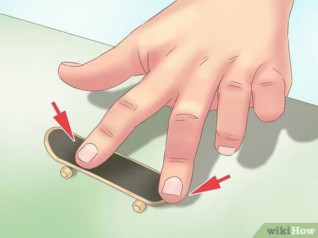 How to Kickflip on a Tech Deck: 12 Steps (with Pictures) - wikiHow How To Do Tech Deck Tricks, Finger Skateboard Tricks, Finger Board Skate Park Diy, Tech Deck Aesthetic, Tech Deck Skatepark, Tech Deck Tricks, Skatepark Design, Mini Skate, Jeremy Fitzgerald