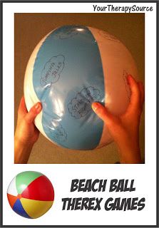 Beach Ball Therex Games  - Pinned by @PediaStaff – Please Visit  ht.ly/63sNt for all our pediatric therapy pins Ball Activities, Geriatric Occupational Therapy, Ice Breaker Game, Group Therapy Activities, Pediatric Pt, Ball Exercise, Therapeutic Recreation, Sensory Motor, Pediatric Physical Therapy