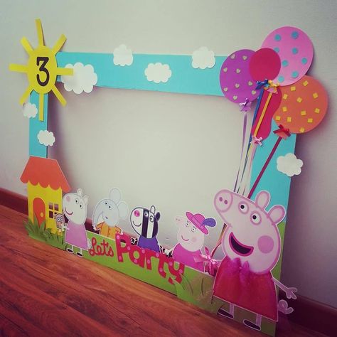 Pig Birthday Decorations, Pig Birthday Theme, Peppa Pig Birthday Decorations, Peppa Pig Birthday Party Decorations, Peppa Pig Birthday Cake, Pig Birthday Cakes, Pig Birthday Party, Peppa Pig Birthday Party, Peppa Pig Party