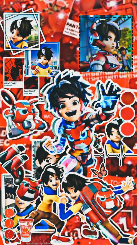 Wallpaper Mechamato, Mechamato Fanart, Mechamato Wallpaper, Nasi Lemak, Cool Cartoons, Voice Actor, Cute Anime Guys, Anime Guys, Minecraft