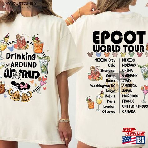 Drinking Around The World Shirt Disneyland Family Trip 2024 Epcot Tour Classic Hoodie Check more at https://mycustomily.com/product/drinking-around-the-world-shirt-disneyland-family-trip-2024-epcot-tour-classic-hoodie/ Drinking Around The World Shirt, Disneyland Family, Rabat Morocco, Epcot Shirts, Drinking Around The World, Disney Family Vacation, Ottawa Canada, Shanghai China, Disney Family