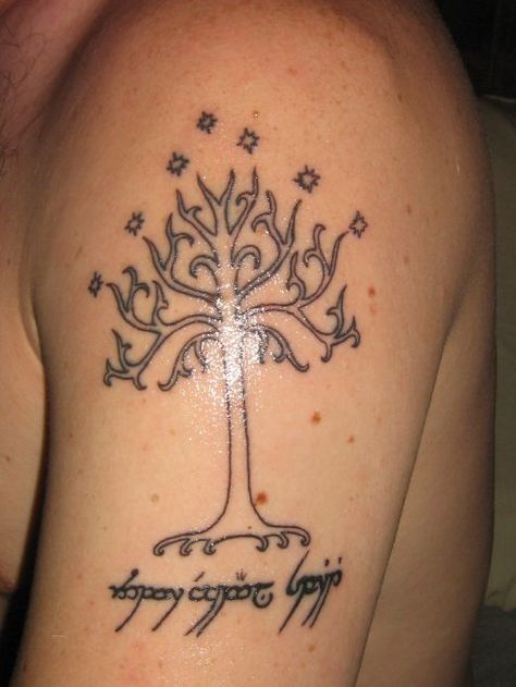 the lord of the rings tattoos | Lord of the Rings Tattoos Gondor Tattoo, Tree Of Gondor Tattoo, Tolkien Tattoo, White Tree Of Gondor, Ring Tattoo Designs, Tree Of Gondor, Lotr Tattoo, Rings Tattoo, Lord Of The Rings Tattoo