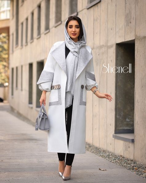 Custom Bridal Dress, Diy Fashion No Sew, Abaya Designs Latest, Iranian Fashion, Khaki Shirt, Summer Coats, Mori Girl Fashion, Iranian Women Fashion, Cute Sleepwear