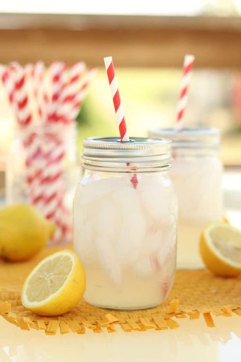 DIY Mason Jar Cup with Straw | The Prairie Homestead Straw Gift Ideas, Jar Cups, Fodder System, Mason Jar Cup, The Prairie Homestead, Prairie Homestead, Mason Jar With Straw, Mason Jar Cups, Diy Mason Jar