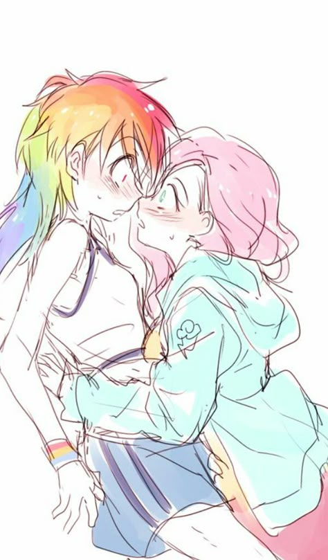 My Lil Pony, Lesbian Art, Mlp Fan Art, My Little Pony Comic, Lgbt Art, Mlp Equestria Girls, My Little Pony Drawing, My Little Pony Characters, Mlp Pony