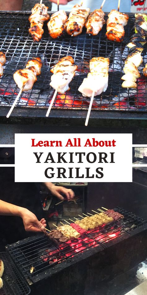 Read this guide and learn what exactly is a yakitori grill and how to cook with it. Then get one of the best yakitoris on the market so you will be all set up for a Japanese grilling experience! Yakatori Grill Recipe, Japanese Grill Recipes, Yakatori Grill, Japanese Bbq Grill, Chicken Yakitori Recipe, Yakitori Grill, Japanese Yakitori, Korean Bbq At Home, Japanese Grill