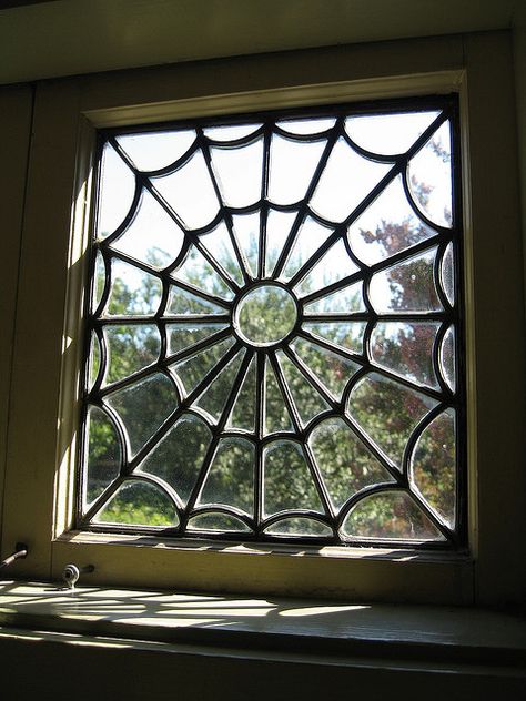 Image from Winchester Mystery House by cannellfan, via Flickr Casa Hobbit, Winchester Mystery House, Witch Cottage, Goth Home, Goth Home Decor, Beautiful Windows, Witch House, Gothic Decor, Gothic House