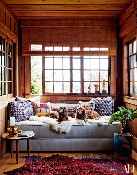 Historic Craftsman Homes, Berkeley Homes, Paneled Walls, Craftsman Interior, Walnut Side Tables, Isamu Noguchi, Craftsmen Homes, Craftsman House, A Living Room