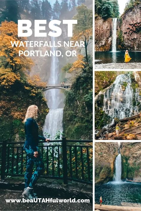 You can't beat the Pacific Northwest when it comes to waterfalls. So to help narrow it down, here are the best waterfall hikes near Portland. #oregon #waterfalls #oregonwaterfalls #pnwwaterfalls Best waterfalls near Portland Oregon, Best waterfall hikes near Portland Oregon, Best waterfalls in Oregon, Best waterfall hikes in Portland Oregon, Pacific Northwest waterfalls, best waterfall hikes in the Pacific Northwest Portland Oregon Waterfalls, Travel Pacific Northwest, Hiking Near Portland Oregon, Portland Waterfalls, Waterfalls Near Portland Oregon, Portland Hikes, Ramona Falls, Washington Waterfalls, Oregon Waterfall Hikes