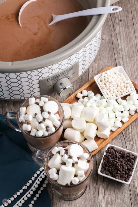 How To Make Hot Chocolate For A Large Crowd, Church Hot Chocolate Bar, Hot Chocolate Theme Party, Hot Cocoa For A Large Crowd, Hot Chocolate Bar For Large Crowd, Crockpot Hot Chocolate Bar, Easy Hot Cocoa Bar, Hot Chocolate Recipes For A Crowd, Crockpot Hot Chocolate For A Crowd