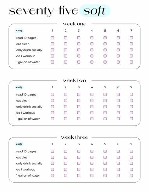 Cute 75 Soft Challenge Tracker | Gym Printable Planner 75 Soft Challenge Printable Free, 75 Soft Challenge Calendar, 75 Soft Free Printable, Soft Challenge 75, 75 Soft Tracker Printable Free, 75 Soft Tracker Free, 75 Day Soft Challenge Tracker Free Printable, 72 Soft Challenge, 70 Soft Challenge