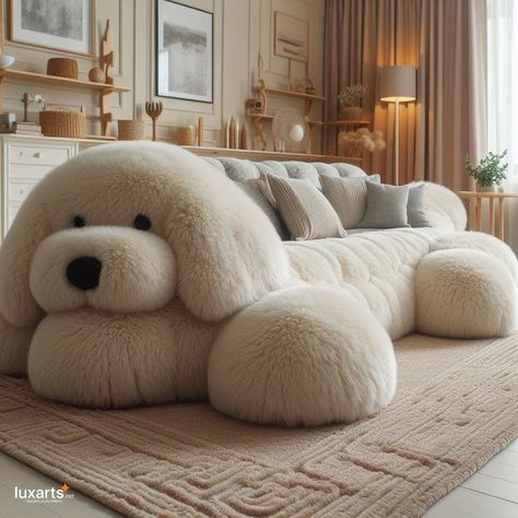 Giant Dog Shaped Sofa 🐾🛋️ #GiantDogSofa #PawsomeComfort #WhimsicalSeating Make a statement in your living room with the Giant Dog Shaped Sofa. Crafted to resemble an adorable canine, this sofa offers ample seating space and adds a touch of whimsy to your decor. Elevate your lounging experience with the Giant Dog Shaped Sofa, where every sit is a cozy cuddle with man's best friend. 🌟🐶💖 https://luxarts.net/giant-dog-sofa/ Cozy Den, Washable Slipcovers, Shaped Sofa, Giant Dogs, Dog Sofa, Cozy Reading, Dog Decor, Family Living, Eclectic Decor