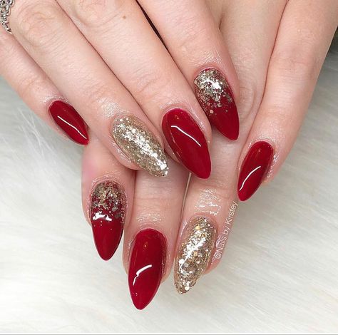 Red Nail Extensions Designs, Red Wedding Nails For Bride Indian, Nail Extensions Designs For Wedding, Red Nail Extension Designs, Red Colour Nail Art, Shaadi Nails, Red Bridal Nails Wedding, Nail Extensions For Bride, Desi Wedding Nails