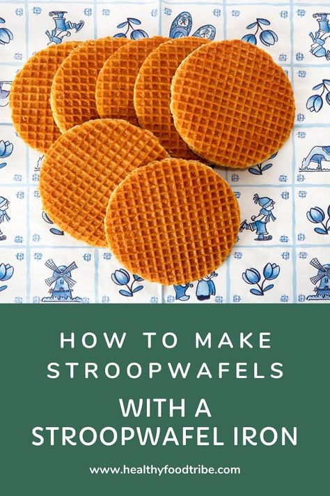 Pick a good stroopwafel iron to make your very own traditional Dutch stroopwafels at home. Make sure you use the right ingredients and process. #stroopwafel #stroopwafels #stroopwafeliron #thinwaffles How To Make Stroopwafel, Dutch Waffles Recipe, Stroopwaffle Recipes, Stroopwaffles Recipe, Dutch Stroopwafel Recipe, Stroop Waffles Recipe, Diy Stroopwafel, Stroopwafels Recipe, Homemade Stroopwafels