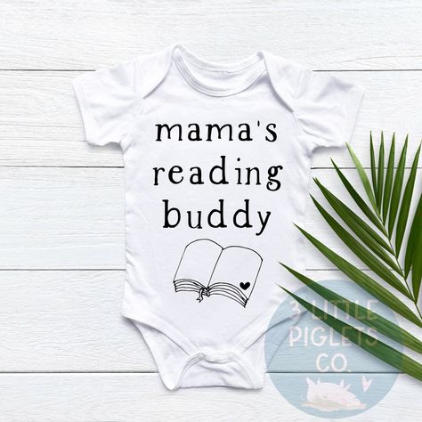 Mama's Reading Buddy, Baby Book Onesie®, Baby Bookworm, Book Lovers, Book Lovers Onesie®, Book Pregnancy Announcement, Book Baby Gift Book Baby, Photography Gifts, Grandparent Gifts, Baby Body, Grandpa Gifts, Gender Neutral Baby, Grandma Gifts, Gifts For Pet Lovers, Book Lovers Gifts