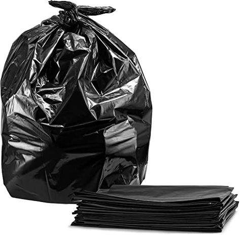 Black Bin, Retail Bags, Bin Bag, 55 Gallon, Yard Waste, Centre Commercial, Kitchen Waste, Garbage Bags, Kitchen Cleaning Supplies