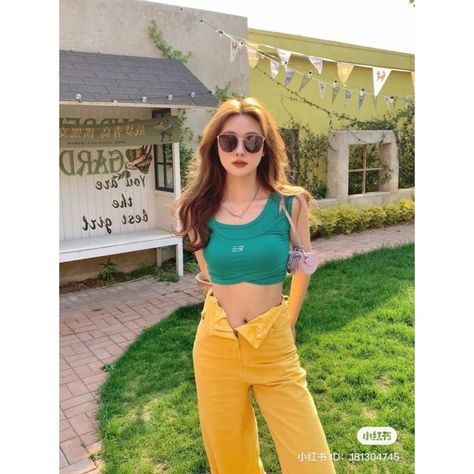 Sweet Fashion, Color Blocking Outfits, Color Combinations For Clothes, Sweet Style, Color Combination, Color Combinations, Color Blocking, Korean Fashion, Mom Jeans