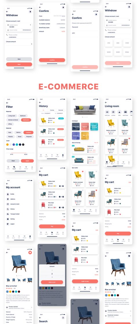 Categories Ui Design, Category Ui Design, Category Ui, Ui Ux Design Trends, Desain Ux, Ux Kits, Ecommerce App, Ui Design Trends, Mobile Ui Design