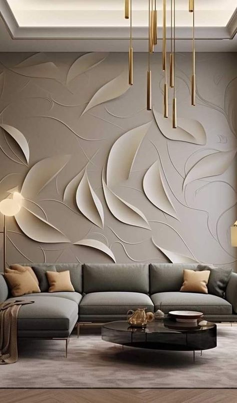 Futuristic Facade, Living Room Wall Designs, House Wall Design, Bathroom Features, Bedroom Interior Design Luxury, Home Hall Design, Wall Panel Design, Wall Texture Design, Wall Panels Bedroom