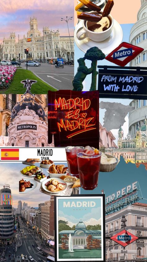 Madrid Spain Aesthetic Wallpaper, Madrid Life, Madrid Christmas, Madrid Flag, Madrid Spain Aesthetic, Spain Vibes, Madrid Aesthetic, Spain Tourism, Barcelona Spain Travel