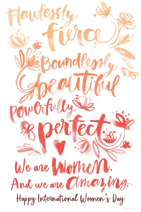 "Int'l Women's Day 3/8" | Holidays eCard | Blue Mountain eCards Happy Woman's Day Quotes, Happy Womens Day Quotes, International Womens Day Quotes, Happy Womens, Happy Woman Day, Women Day, Women Empowerment Quotes, Happy Woman, International Women’s Day