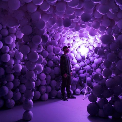 Daniel Arsham, Purple Art, Sports Balls, Solo Exhibition, All Things Purple, Sculpture Installation, Light Installation, Purple Aesthetic, Experiential