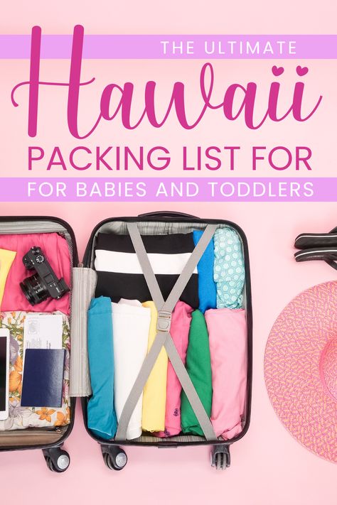 Are you planning a Hawaiian vacation with kids? This Ultimate Hawaii Packing List for Babies & Toddlers has you covered! From beach essentials to gear for exploring Hawaii's natural beauty, we've compiled everything you need for a smooth and memorable trip. Learn tips on packing smart for your baby's comfort, including how to prepare for Hawaii's unique weather and landscape. Traveling with toddlers has never been easier – embark on your adventure with confidence! #Hawaii #FamilyTravel Hawaii Packing List Kids, Toddler Packing List, Beach Trip Packing List, Packing List Kids, Oahu Things To Do, Beach Trip Packing, Baby Packing List, Hawaii Tips, Hawaii With Kids