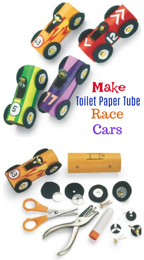 Take this idea for a spin and turn an ordinary toilet paper tube into a hot rod! It's a fun activity for any kid who loves cars and wants to make one they can create themselves from the wheels on up!   #Kidscrafts #crafts Race Car Craft, Auto Party, Paper Towel Crafts, Hobbies To Take Up, Cars Art, Toilet Paper Tube, Toilet Paper Crafts, Paper Car, Art Projects For Kids