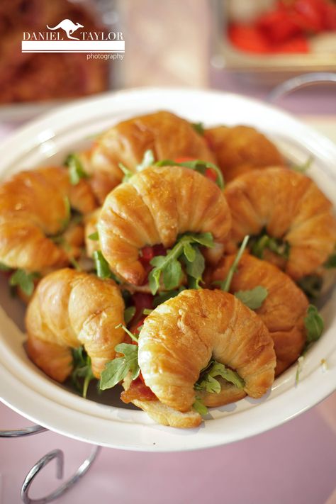 mini croissant sandwiches Mini Croissant Sandwiches, Croissant Sandwiches, Tea Sandwich, Tea Party Sandwiches, Mini Croissant, Tea Sandwiches Recipes, Croissant Sandwich, Mini Croissants, Afternoon Tea Recipes