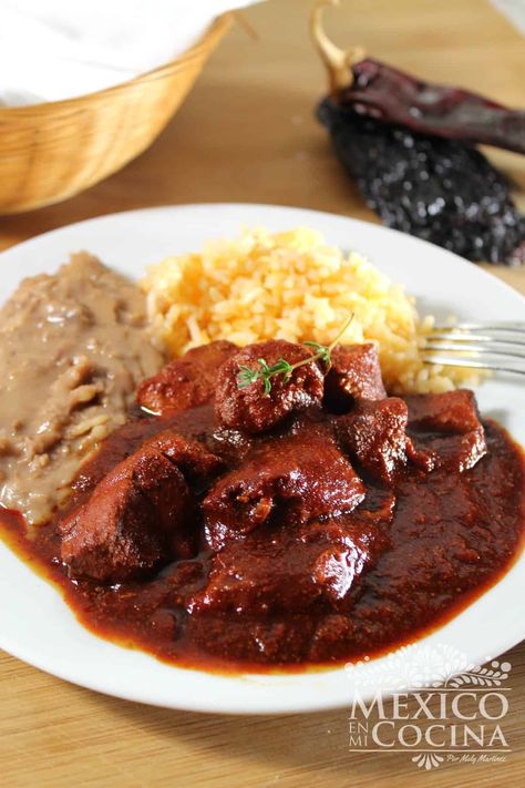 Pork Asado, Mexican Pork Stew, Asado Recipe, Chile Colorado, Mexican Pork, Pork Stew, Mexican Cooking, Hispanic Food, Porto Rico