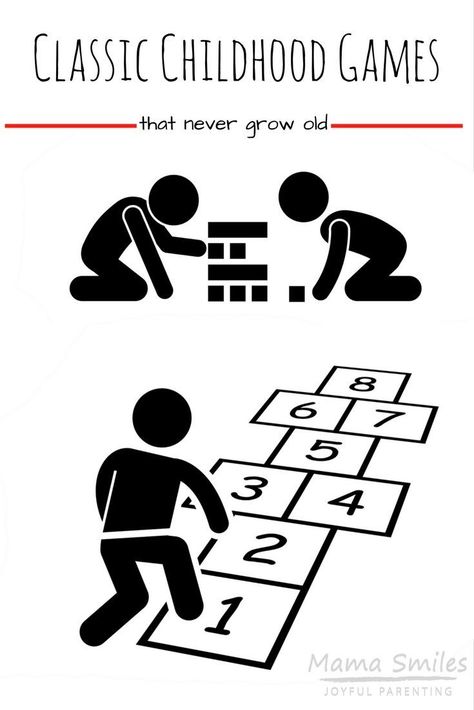 What was your favorite childhood game? Do your kids play it now? These classic childhood games are loved by every generation. Nature Games, Backyard Activities, Biblical Parenting, Outdoor Fun For Kids, Kid Snacks, Childhood Games, Educational Activities For Kids, School Play, Brain Breaks