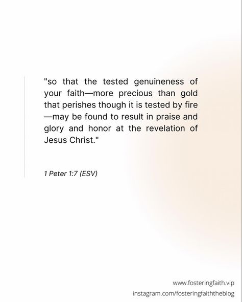 Esv Bible Verses, The Revelation Of Jesus Christ, Faith Bible Verses, Bible Verses About Faith, Faith Bible, 1 Peter, Bible Verses Quotes, Bible Study, Jesus Christ