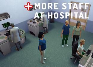 Mod The Sims - More Staff at Hospital Los Sims 4 Mods, Sims 4 Cheats, At Hospital, Sims 4 Blog, Sims 4 Traits, Sims 4 Cas Mods, Sims 4 Game Mods, Sims 4 Expansions, Play Sims