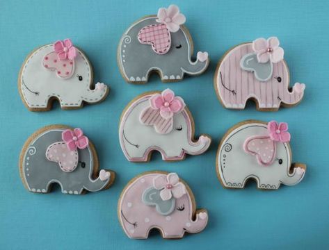 Elephant Cupcakes, Ideas For Baby Shower, Elephant Cookies, Elephant Cakes, Ideas Baby Shower, Elephant Party, Elephant Birthday, Sugar Cookie Designs