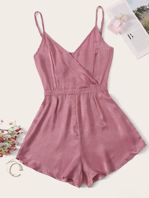 Rompers For Teens, Cami Outfit, Cami Romper, Romper Bodysuit, Casual Skirt Outfits, Lace Romper, Cute Summer Outfits, Sleeved Romper, Ladies Dress Design