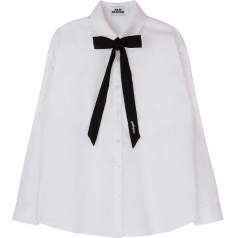 White Button-Down Shirt With Ribbon Accent ❤ liked on Polyvore featuring tops, long sleeve shirts, white long sleeve shirt, embroidered shirts, embroidered long sleeve top and white embroidered top Shirt With Ribbon, White Button Up Shirt, White Button Down Shirt, White Long Sleeve Shirt, White Button Up, White Button Down, Looks Chic, Fashion Design Clothes, Dream Clothes