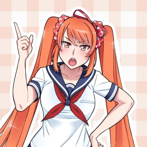 Osana Najimi icon by me! Osana Najimi, Black Cosplayers, Mai Waifu, Yandere Simulator Characters, Afraid Of The Dark, Yandere Simulator, Childhood Friends, Pretty And Cute, Sims 3