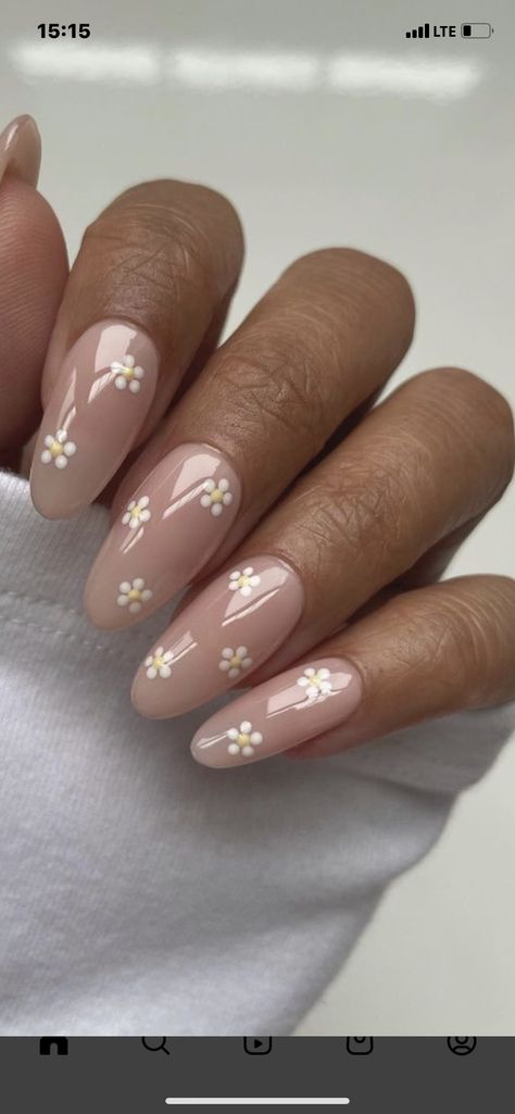 Floral Nails Acrylic, Nails Soft Pink, Mood Board Nature, Nail Inspo Spring, Aesthetic Girly Things, Nail Inspo Nail Art, Nail Art Spring, Acrylic Nails Short, Nails Floral