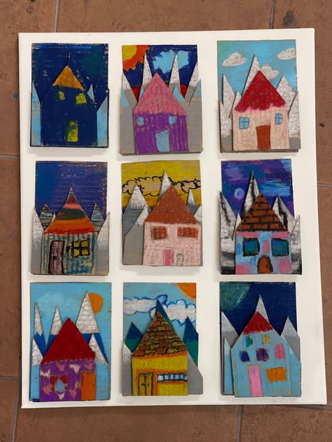 #paperdiorama #collage #house #paperhouse #papercrafts #paperrelief #kidscrafts #kidsactivities Preschool Collage, Simple Diorama, Collage Houses, Collage House, Kindergarten Art, Art Auction, Art Collage, Geography, Collage Art