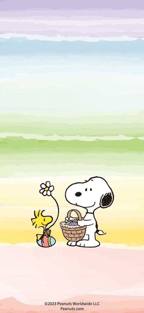 Charlie Brown Easter, Snoopy Drawing, Peanuts Wallpaper, Snoopy Easter, Woodstock Snoopy, Snoopy Images, Easter Wallpaper, Snoopy Wallpaper, Snoopy Quotes