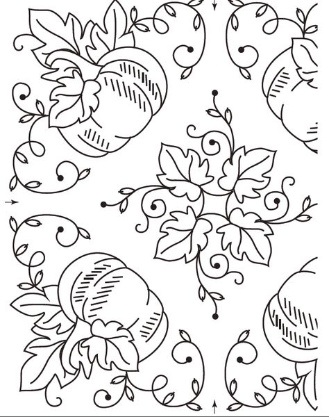 Free Pumpkin Harvest Embroidery Pattern Fall Embroidery Patterns Free, Autumn Embroidery Patterns, Harvest Embroidery, Embroidery Fall, Square Embroidery, Owl Craft, Vines Leaves, Pumpkin Embroidery, Fall Quilt