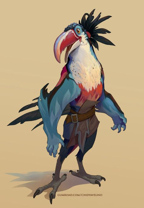 Hybrid Creatures, Bird People, Paintings And Drawings, Fantasy Races, 캐릭터 드로잉, Dungeons And Dragons Characters, Dnd Art, 판타지 아트, Creature Concept