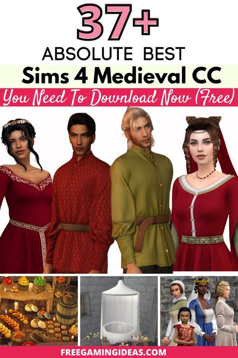 sims 4 medieval cc The Sims 4 Medieval Cc, Sims 4 Cc Finds Shoes, Sims 4 Cc Finds Male, Sims 4 Medieval Cc, Sims 4 Cc Finds Hair, Sims 4 Medieval, Disney Princess Challenge, Medieval Peasant, Sims 4 Decades Challenge