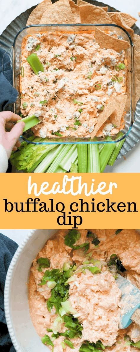 Crock Pot Healthy, Healthy Football Snacks, Erin Lives Whole, Healthy Buffalo Chicken Dip, Healthy Superbowl, Healthy Superbowl Snacks, Spicy Appetizers, Superbowl Appetizers, Football Snacks